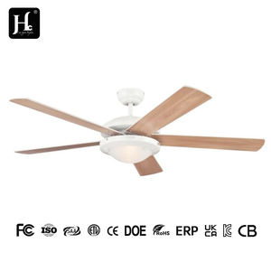 Ventilateur de plafond LED à télécommande 6 vitesses au design moderne avec ventilateur de plafond modulaire à profil bas pour salon - Product Image 6