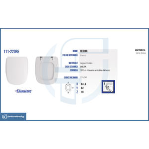 Asiento de Inodoro de Liberación Rápida Delta Vaso Regina, Diseño Moderno con Control Remoto, Hecho de Bambú, Madera, Plástico PP, Resina de Urea UF - Product Image 5