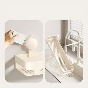 Modern Kitchen Storage <b>Rack</b> Carbon Steel No-Drill Knife Holder Suction Cup Wall-Mounted Pot Lid Seasoning Rust Resistant - Product Image 4