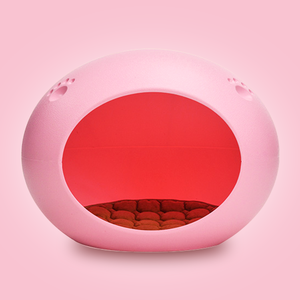 Compagnie <span class=keywords><strong>Chat</strong></span> Maison <span class=keywords><strong>Grotte</strong></span> et Maison Fournitures Pour Animaux <span class=keywords><strong>de</strong></span> compagnie En Plastique Maison Blanc/Gris (48x42x29cm) - Product Image 6