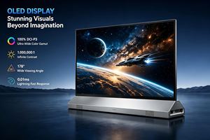 Pantalla Táctil Capacitiva de 10 Puntos, OLED <span class=keywords><strong>Transparente</strong></span> Personalizada de 30, 49, 55 y 77 Pulgadas, Alta Transparencia, Gráficos de Animación Full HD - Product Image 4