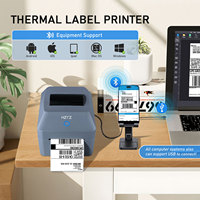 Imprimante thermique T40 de 4 pouces, machine d'étiquetage thermique directe, fabricant d'étiquettes, bureau, expédition, plastique, impression de codes-barres POS