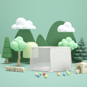 Parque nuevo bebé niño seguridad portátil de plástico cuna bebé cerca - Product Image 1