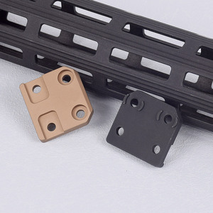 Support de base en aluminium pour lampe tactique M300 M600, système MLOK, support latéral vertical, couleur sable noir - Product Image 1