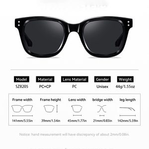 2025 <b>Sunglasses</b> Female Trending Suppliers Cheap Glasses for Men Designer Style Cp Fashion Uv400 Handmade Square <b>Sunglasses</b> - Product Image 4