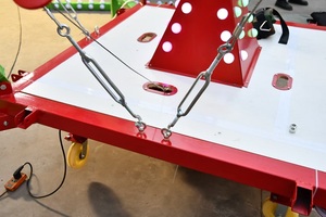 <span class=keywords><strong>KARUN</strong></span> พับและเคลื่อนย้ายได้สี่คนกระโดดบันจี้จัมด้วยไฟสีและล้อ - Product Image 6