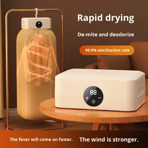 2025 nouvelle maison Portable <span class=keywords><strong>électrique</strong></span> Mini <span class=keywords><strong>armoire</strong></span> à vapeur chauffage rapide pliable automatique <span class=keywords><strong>sèche</strong></span>-<span class=keywords><strong>linge</strong></span> télécommande <span class=keywords><strong>sèche</strong></span>-<span class=keywords><strong>linge</strong></span> Compact - Product Image 4