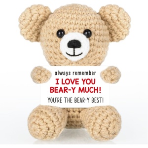 Ositos <span class=keywords><strong>de</strong></span> Peluche Alegres Hechos a Mano con Ganchillo - Regalos Perfectos <span class=keywords><strong>para</strong></span> Hijos, Niñas, Maestros, Amigos y Jefes - Product Image 5