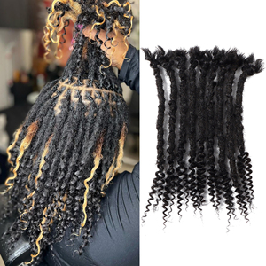 Goddess Locs – Mèches de Cheveux Longues et Faites à la Main, 100% Cheveux Humains, Mèches Micro Douces, Boucles Africaines - Product Image 2