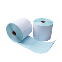 Étiquette autocollante en papier imprimé pour emballage rouleau de bâton de code à barres 75*120 logo papier d'étiquette d'expédition personnalisée