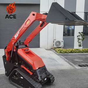 Miễn phí vận chuyển 1 tấn mini <span class=keywords><strong>loader</strong></span> Kubota động cơ nhỏ <span class=keywords><strong>Skid</strong></span> chỉ đạo Bộ nạp theo dõi <span class=keywords><strong>Skid</strong></span> chỉ đạo Bộ nạp với điều khiển thí điểm - Product Image 5