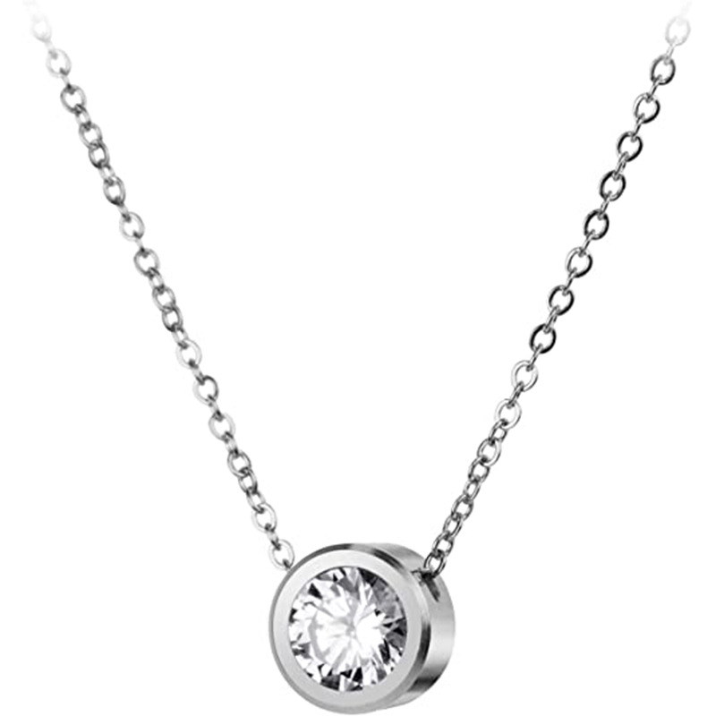 Argento-singolo diamante