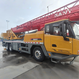 מנוף נייד הידראולי חדש דגם Sany STC250C-8 בעל כושר הרמה של 25 טון עם מנוע ממותג מוביל לבנייה למכירה - Product Image 1