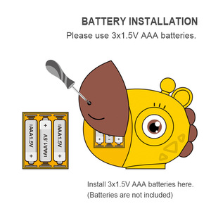 Mới Sáng Tạo Giraff-Hình Dạng Tiếng Anh Đầu Đọc Thẻ Trẻ Em Của Máy Học Tập Đồ Chơi Thẻ Flash/Nhận thức Thẻ - Product Image 4