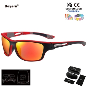 Boyarn New UV400 TAC <strong>TR</strong> Polarized Night Vision Photochromic Sport Sunglasses Fashionable OEM ODM Custom Logo - Product Image 2