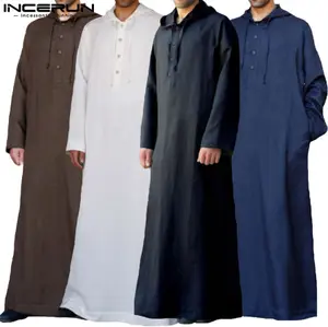 Baju Gamis Pria Arab Simpel, Baju Pria Panjang, Jubah Muslim