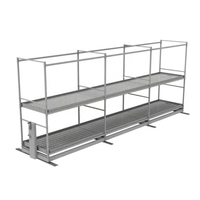 Système de culture hydroponique de fourrage, bac de culture, système de rack vertical multi-niveaux pour micro-légumes d'intérieur