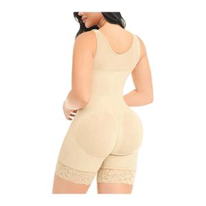 ชุดกระชับสัดส่วนผู้หญิงแบบยาวครึ่งต้นขา ยี่ห้อโคลอมเบีย ไซส์ XS มีสามสีให้เลือก พร้อมเทคโนโลยีการปรับรูปร่างให้เรียบเนียน ผลิตในประเทศจีน - Product Image 2