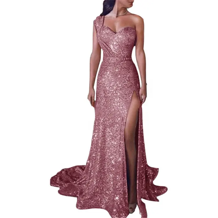 Summer 2021 Luxury Evening Gown Dresses Sexy Split Long Cocktail Dresses Party Dresses