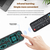 Télécommande vocale d'apprentissage MX3 Upgrade T6, 2.4G sans fil, souris aérienne universelle, Android TV Box, PC, projecteur, QWERTY, rechargeable