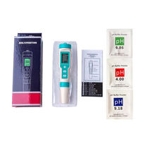 SHUIAO Mètre multifonctionnel de qualité de l'eau : pH, conductivité, TDS, EC, salinité, température, filtration, traitement de l'eau