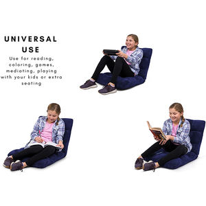 كرسي أرضي للاسترخاء قابل للطي بتصميم عصري للألعاب، كرسي استرخاء مبطن بمسند ظهر قابل للتعديل لغرفة المعيشة، متوفر للبيع بالجملة حسب الطلب - Product Image 2