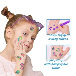 Pegatinas de Tatuajes Temporales con Diseño de Helado, Pegatinas de Tatuajes Corporales para Niños, Set de Regalo para Niñas - Product Image 2