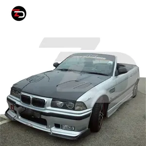 Fabrika satış 1991 ila 1998 M3 tarzı vücut kiti için 3 serisi E36 325i 318I 320I 328I ile HAVA GİRİŞİ karbon motor kaputu