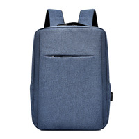Tas Laptop Promosi Ringan untuk Bisnis, Kuliah, dan Kantor, Desain Khusus, Dilengkapi USB Charging, Cocok untuk Pria