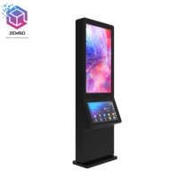 Écran tactile numérique tout-en-un LCD de 55 pouces, affichage dynamique, recherche d'informations, kiosque en libre-service
