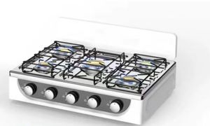Venta de fábrica Aplicaciones de cocina Cocina de gas de acero inoxidable OEM Estufa de gas de <span class=keywords><strong>5</strong></span> quemadores - Product Image 5