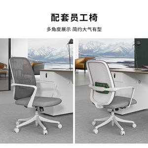 कार्यालय डेस्क और कुर्सी संयोजन स्टाफ कार्यालय अंतरिक्ष कार्ड सीट आधुनिक सरल स्क्रीन वर्कस्टेशन कार्यालय कंप्यूटर डेस्क - Product Image 5