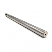 D25x300 mm - 150 °   Imán de Barra Resistente a Altas Temperaturas - Con Orificio para Tornillo en un Lado - Antioxidante y Hermético