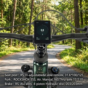 <span class=keywords><strong>VTT</strong></span> Enduro à Suspension Intégrale 2025, 500W 48V Lithium, 29 Pouces, 12 Vitesses, 12S, 203mm 4 Pistons, 160mm Dropper, 140Nm Sport, 45KM/H - Product Image 4