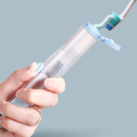 Dentifrice et brosse à dents rechargeables originaux et innovants, brosse à dents et dentifrice pliables portables pour les voyages