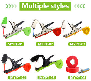 Outil de jardinage DIY durable en acier allié, machine à lier manuelle avec poignée en plastique pour le cerclage des légumes et des fruits - Product Image 4