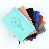 Individuelles Logo Geprägte Rote VIP UV-Taschennotizbücher Niedliche Mini-Tagebücher Liniert A7 A5 A6 Journal-Notizbücher Leder-Notizbuch Großhandel