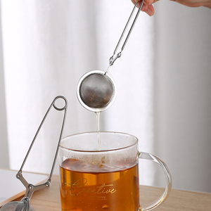 Infusore da tè a forma di palla da teiera in acciaio inossidabile con manico lungo da 4.5CM - Product Image 4