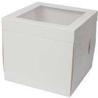 Boîtes à gâteaux PET de 10 pouces de haut avec logo personnalisé Emballage alimentaire pliable en carton recouvert de papier d'aluminium pour les célébrations de mariage et d'anniversaire