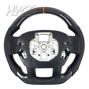 Volant en fibre de carbone personnalisé pour Ford Ford F-150 F-250 F-<span class=keywords><strong>350</strong></span> <span class=keywords><strong>Raptor</strong></span> XLT 4x4 Shelby 2015-2020 - Product Image 6