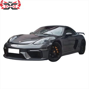 Pour <span class=keywords><strong>Porsche</strong></span> Cayman Boxster <span class=keywords><strong>718</strong></span> 982 mise à niveau Kit de carrosserie de Conversion de voiture Style <span class=keywords><strong>GT</strong></span>-<span class=keywords><strong>4</strong></span> en plastique pare-chocs diffuseur arrière embout d'échappement becquet - Product Image 6