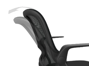 Chaise pivotante empilable en maille moderne en gros pour les salles de conférence, de formation, les hôpitaux et les hôtels, avec tablette d'écriture - Product Image 6