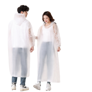 Logotipo personalizado portátil impermeável para Poncho Engrossar EVA <span class=keywords><strong>Raincoat</strong></span> para viagens e turismo Capa de chuva reutilizável com estilo simples - Product Image 1