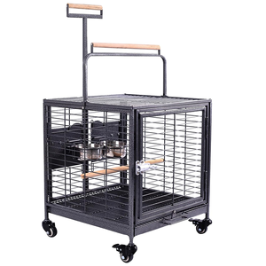 Portador de viaje portátil personalizable directo de fábrica con asa y percha de madera para veterinarios, viaje 4 ruedas - Product Image 6