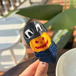 Klip cakar labu Halloween besar asli lucu aksesori rambut kartun kelinci ajaib manis cakar rambut ekor kuda untuk wanita anak perempuan - Product Image 5