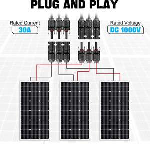 Connecteur de branche solaire IP67 étanche 3 à 1 FFFM+<span class=keywords><strong>MMMF</strong></span>, connecteur de câble de panneau solaire ignifuge en PPO, connecteurs solaires photovoltaïques - Product Image 6