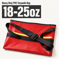 Sac de transport pour instruments, bâche personnalisée, imperméable, en PVC tissé enduit, robuste, fabricant ODM/OEM, usage industriel, velcro