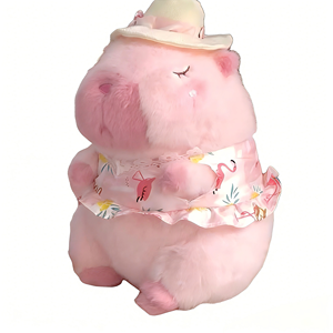 Peluche Capibara Ultra Morbido per Abbracciare, Decorazione Perfetta per Scrivania e Letto, Regalo Ideale per il Relax - Product Image 1