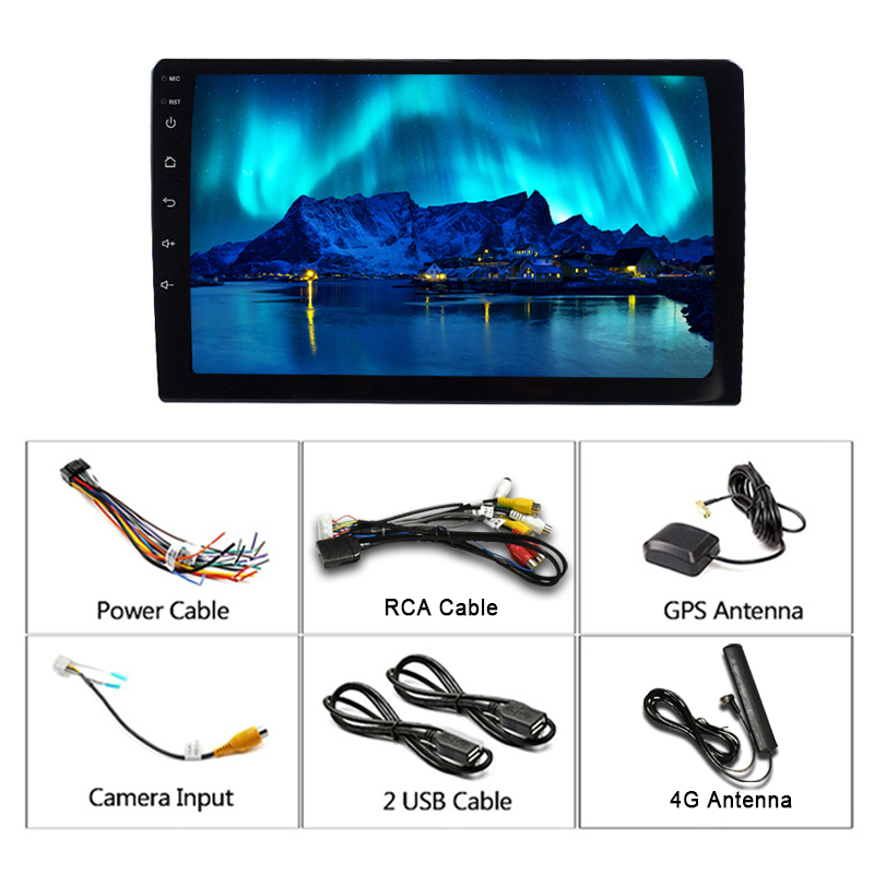 Laesd 7 дюймов Android автомобильный DVD плеер с 2 + 32 Гб FM AM радио RDS BT громкой