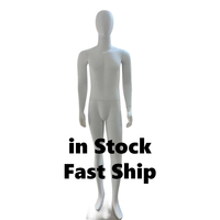 Maniquí Masculino de Cuerpo Completo de Fibra de Vidrio Jasmine Premium, Base de Acero Inoxidable Mate/Brillante, Estilo Europeo Original, para Exhibición